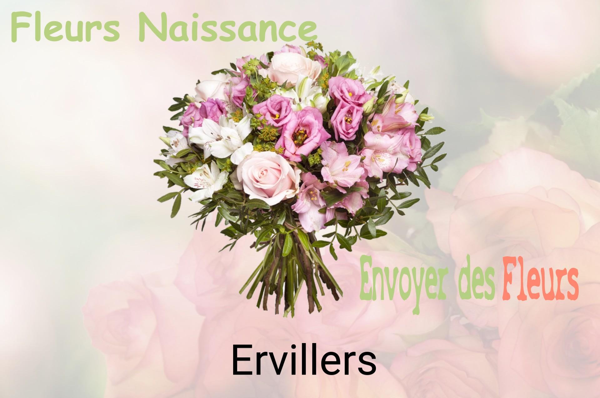 Bouquet de fleurs de naissance livré à Ervillers